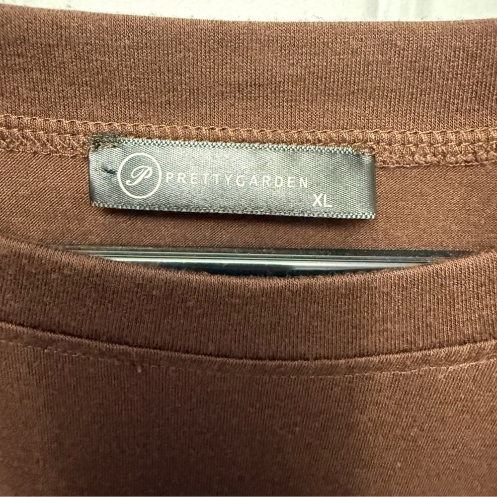Pretty Garden cozy Brown Long Sleeve shirt. Xl - Picture 8 of 9
